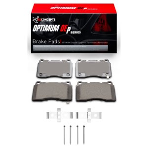 Cadillac CTS Brake Pads - Front - R1 Concepts - Optimum OE - `04-`21
